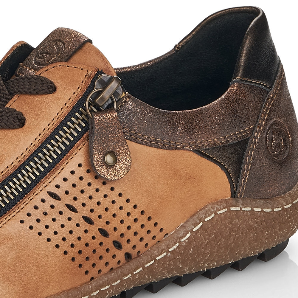 detail Dámské tenisky REMONTE R4718-20 hnědá W1