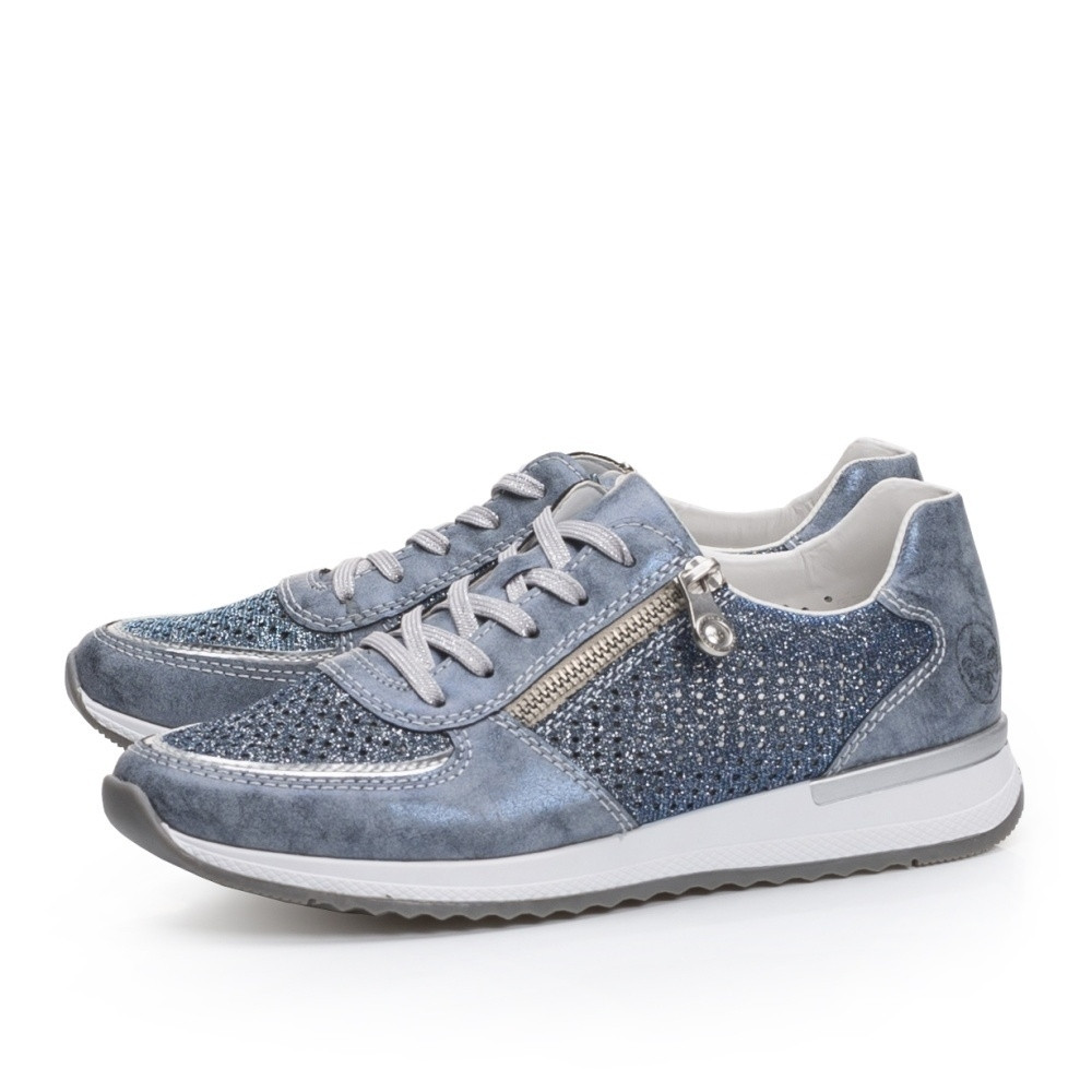 detail Dámské tenisky RIEKER N7025-14 modrá S1