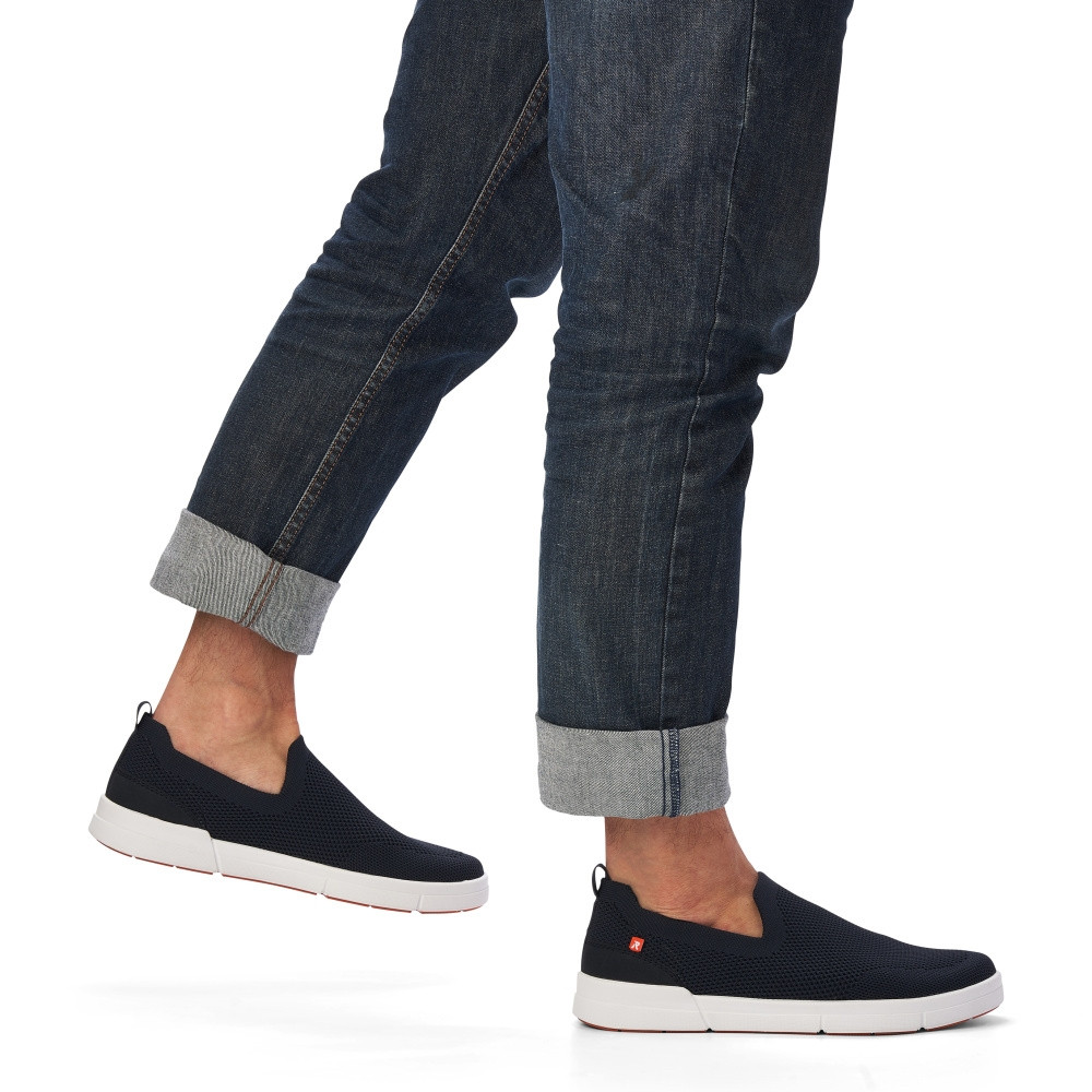 detail Pánské mokasíny RIEKER RIE-10101779-S3 modrá