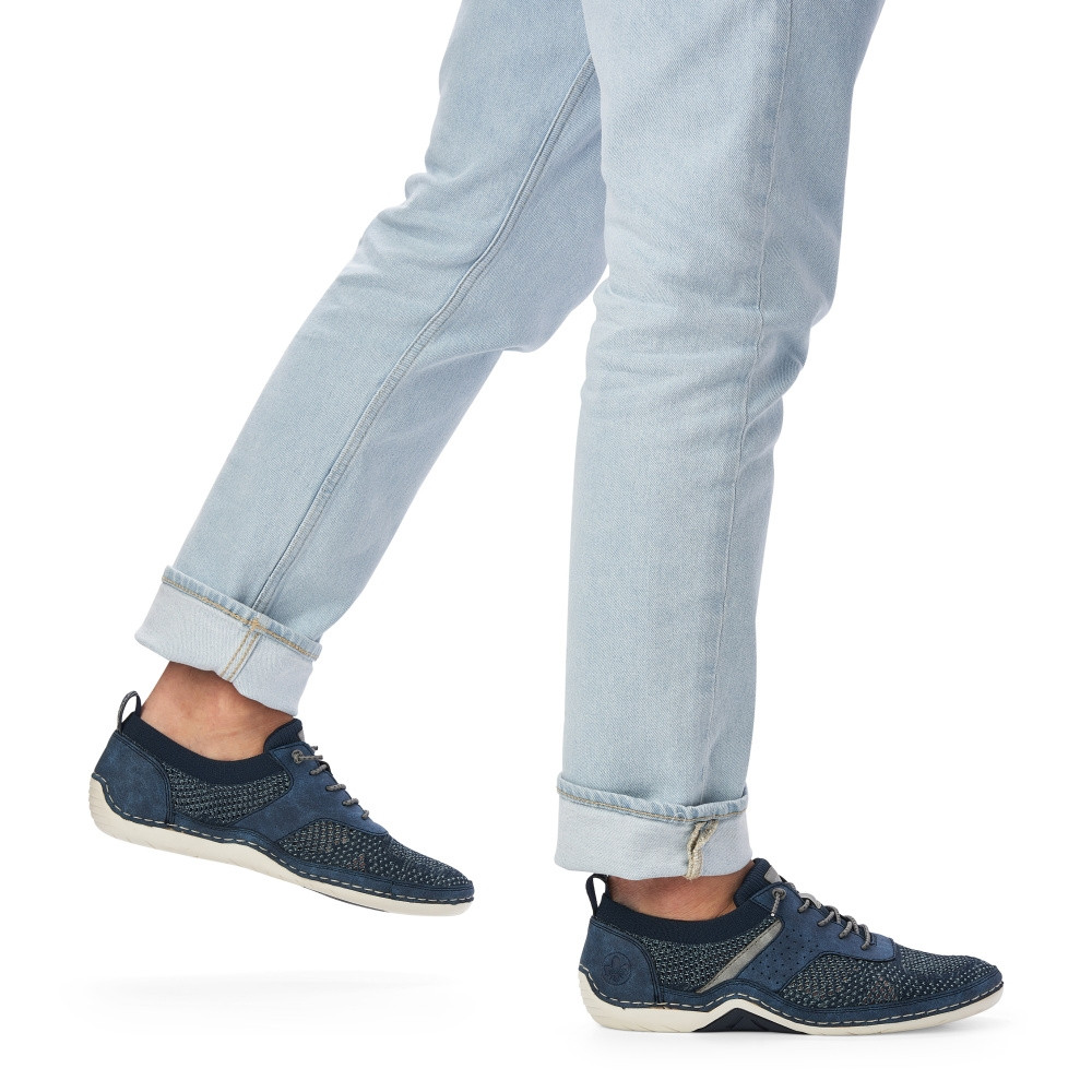 detail Pánské polobotky RIEKER 07551-15 modrá S2