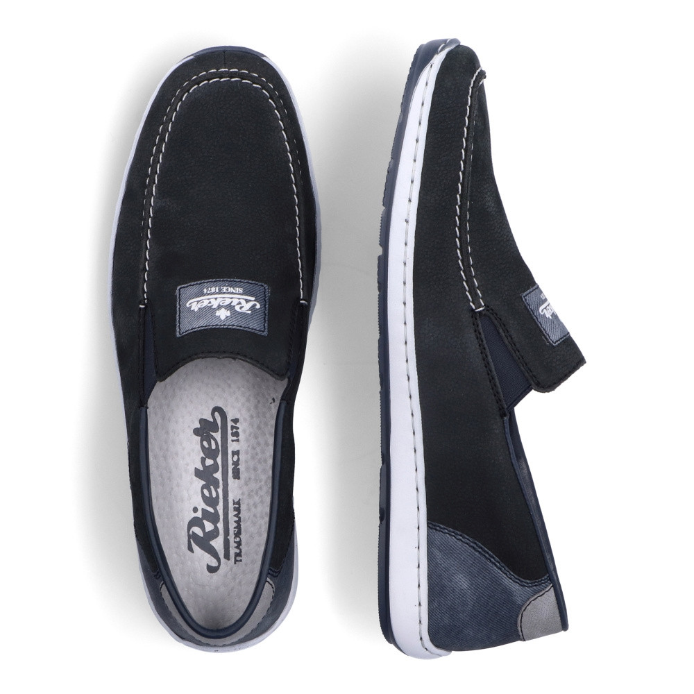 detail Pánské mokasíny RIEKER RIE-10101805-S2 modrá