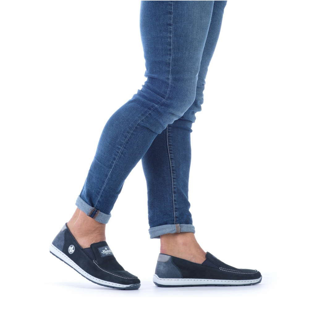 detail Pánské mokasíny RIEKER RIE-10101805-S2 modrá