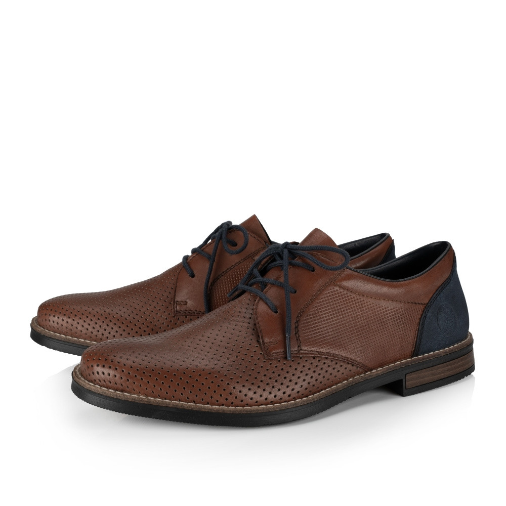 detail Pánské polobotky RIEKER RIE-10101809-S2 hnědá