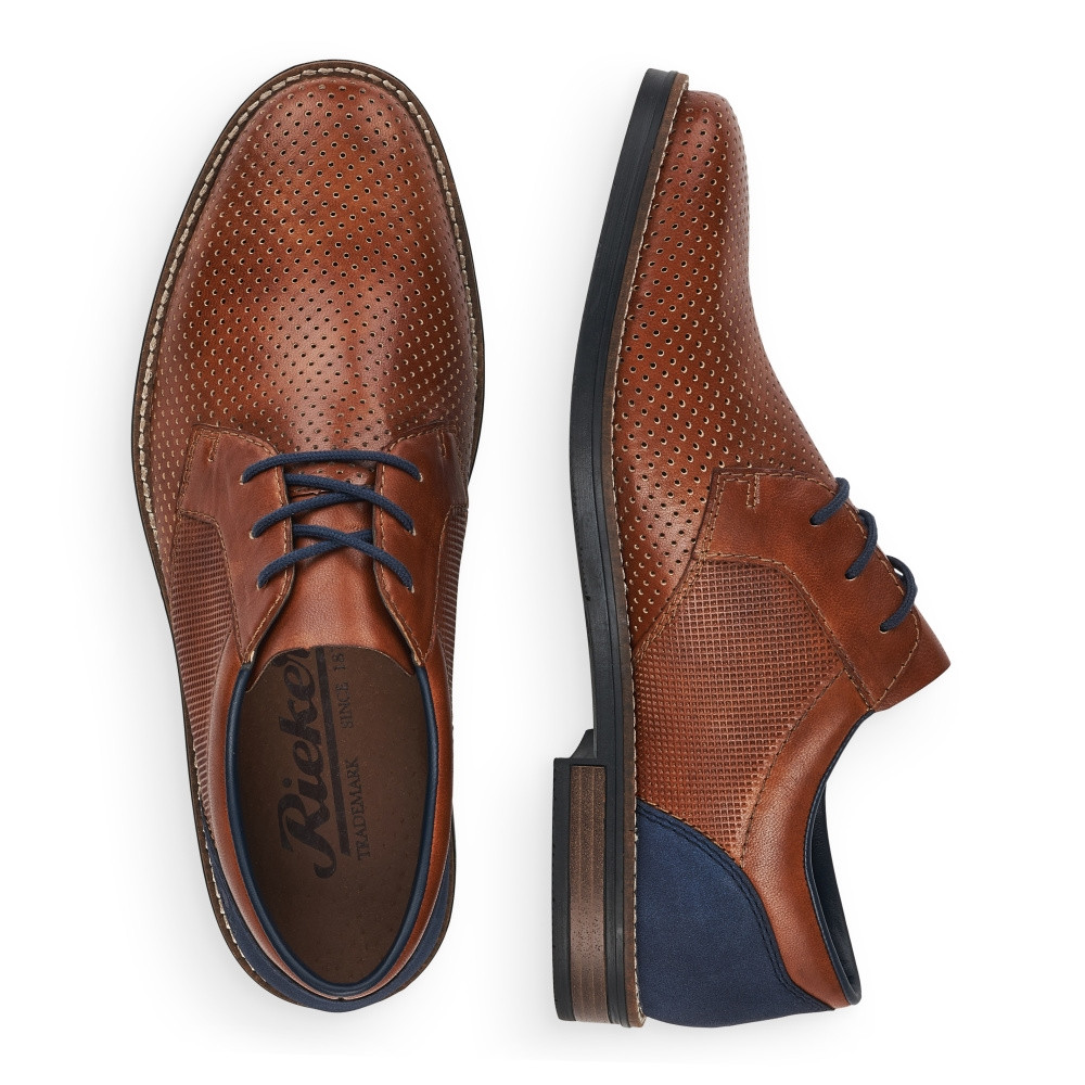 detail Pánské polobotky RIEKER 13515-22 hnědá S2