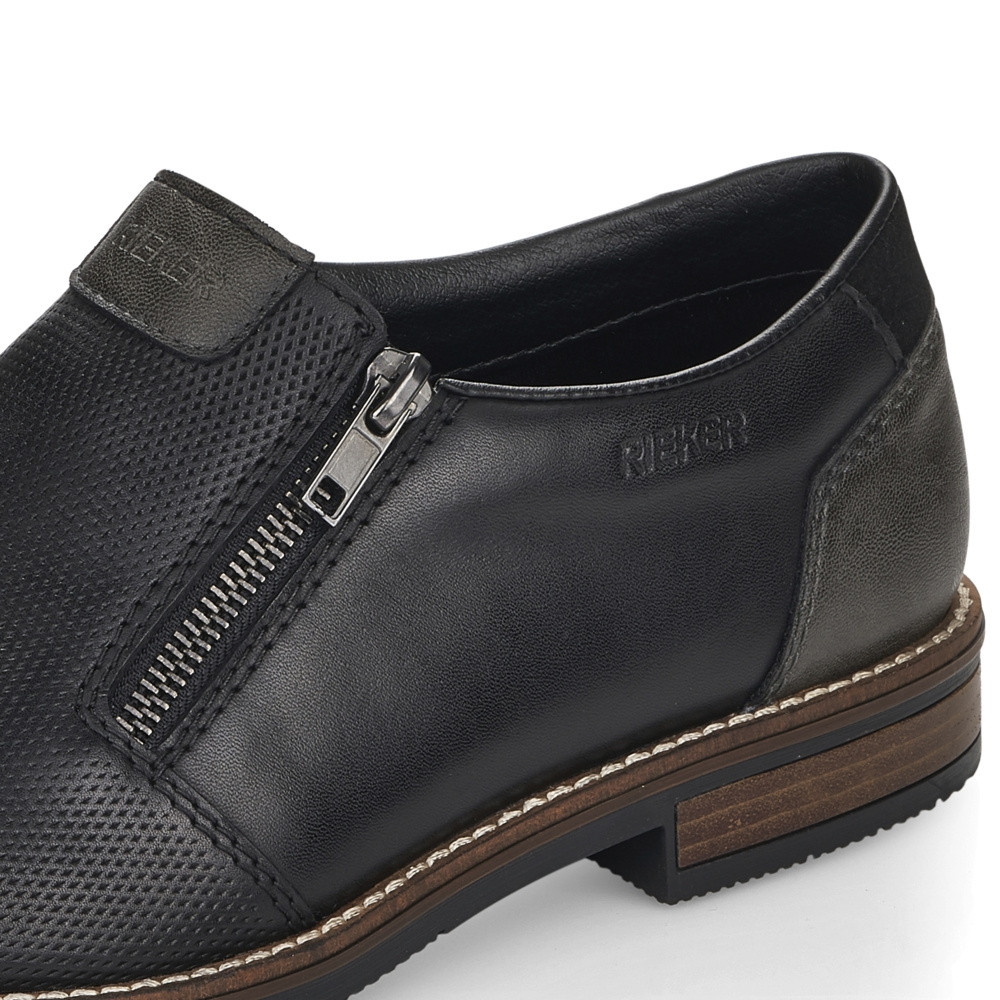 detail Pánské mokasíny RIEKER RIE-10101812-S2 černá