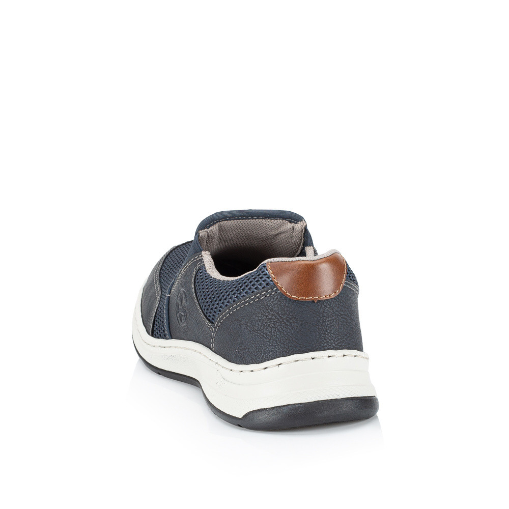 detail Pánské mokasíny RIEKER 14363-14 modrá S5