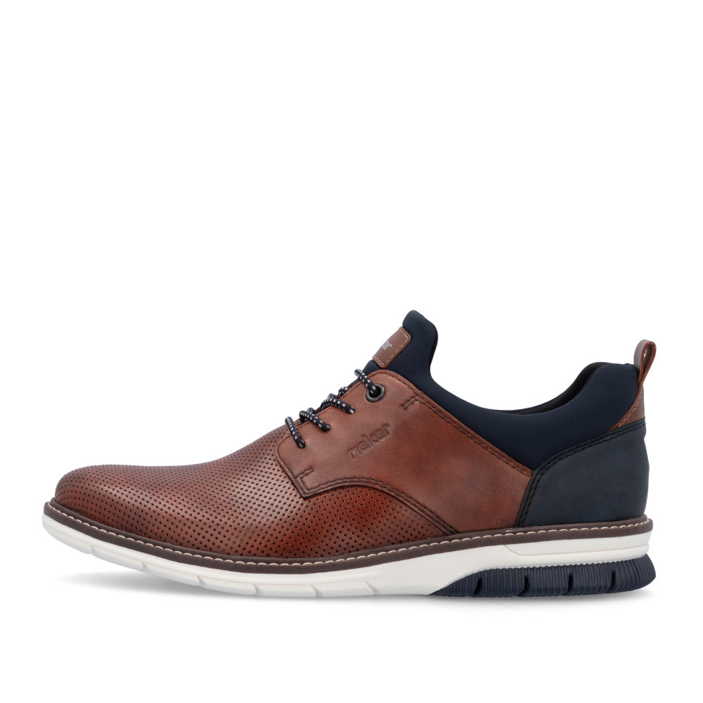 detail Pánské polobotky RIEKER 14450-22 hnědá S5