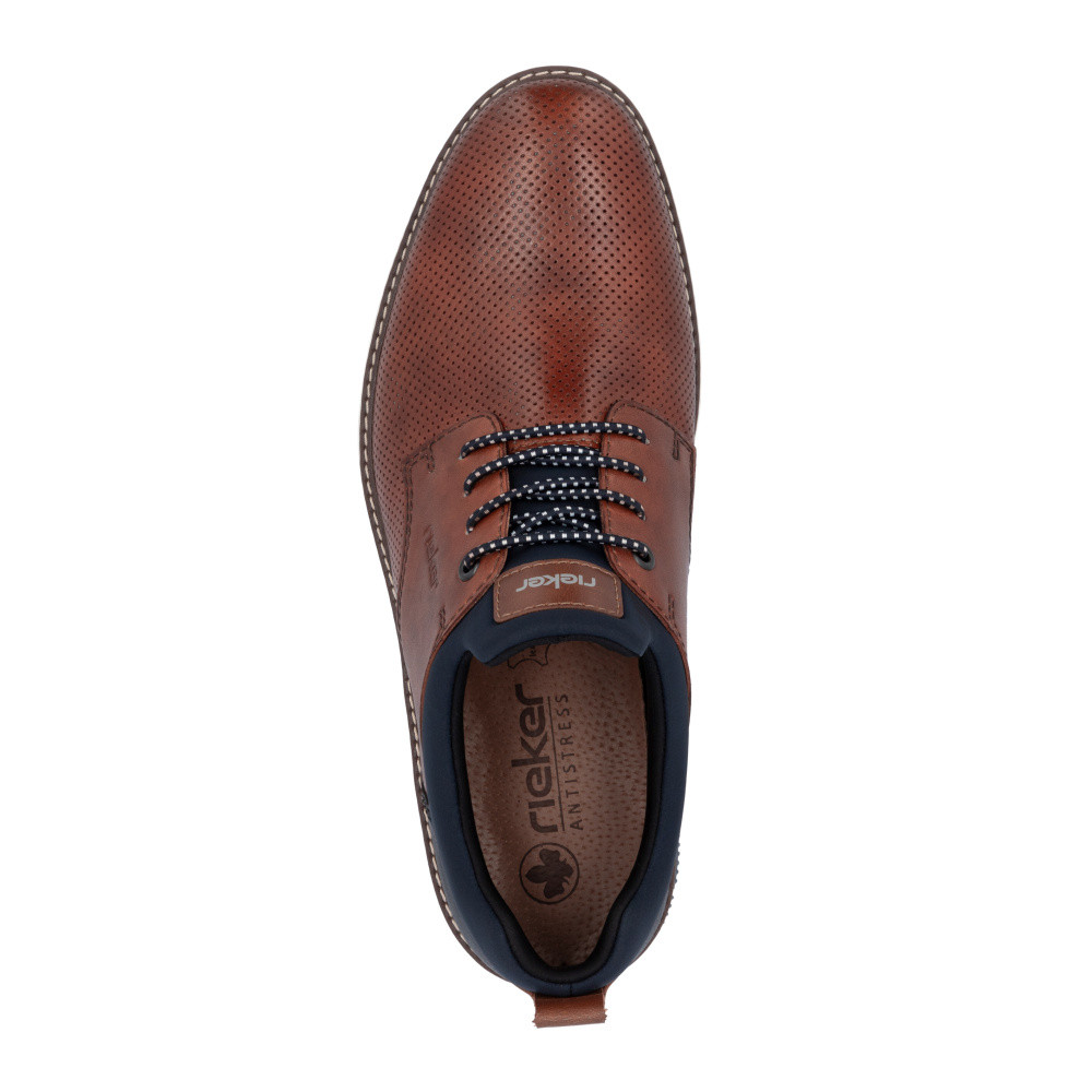 detail Pánské polobotky RIEKER 14450-22 hnědá S5
