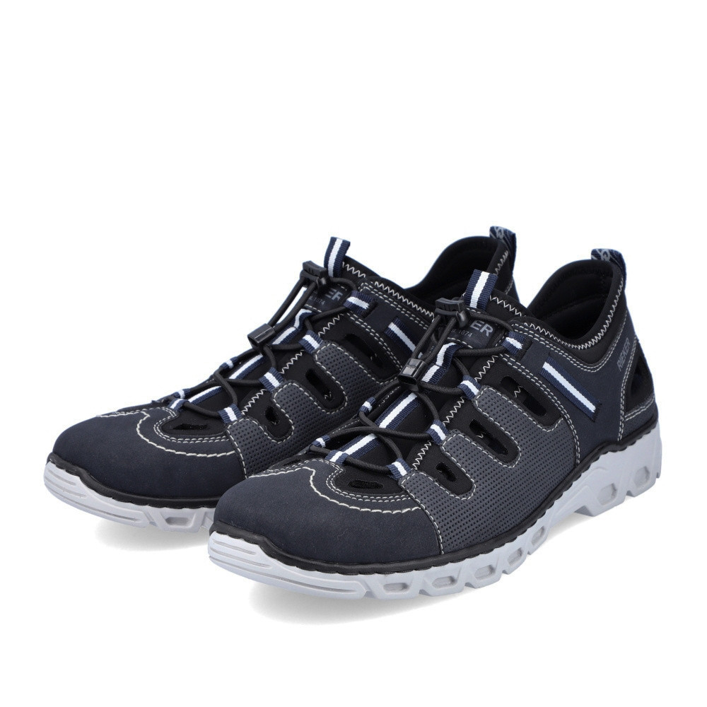 detail Pánské polobotky RIEKER RIE-10101824-S3 modrá