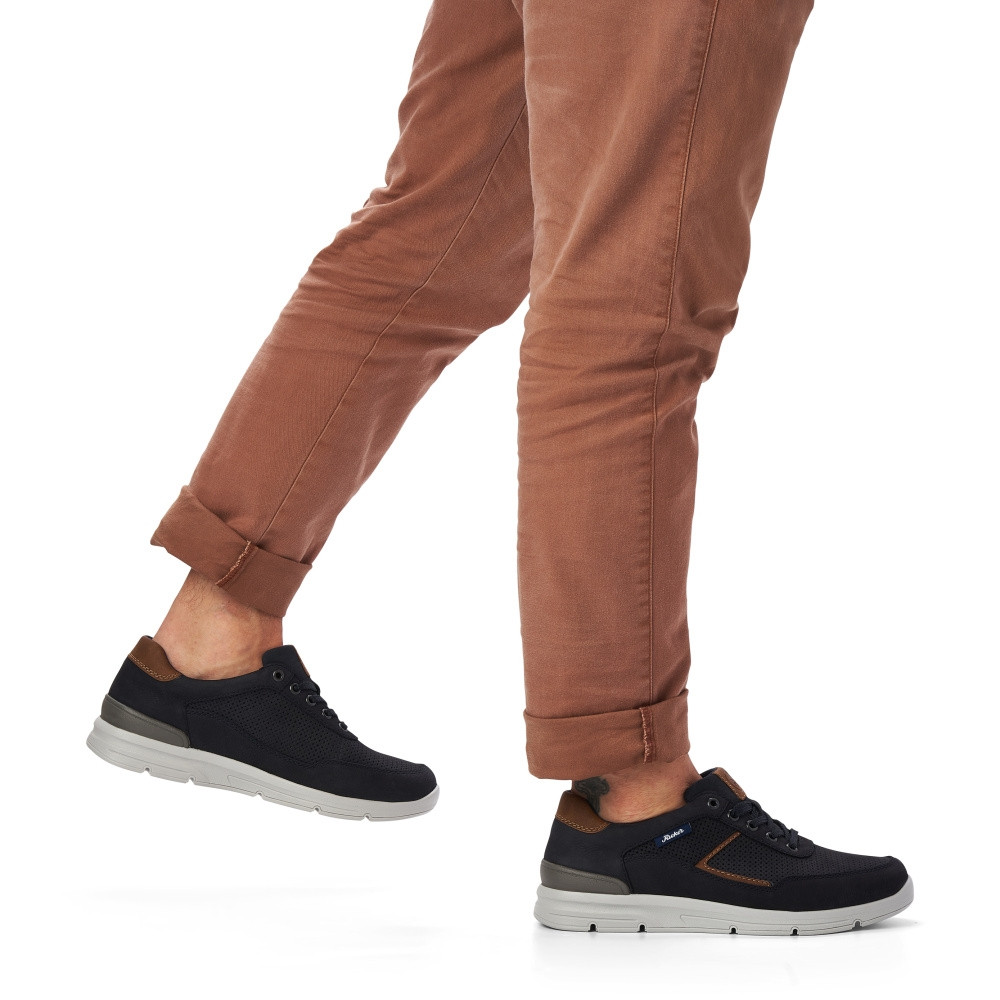 detail Pánské polobotky RIEKER 16428-14 modrá S2