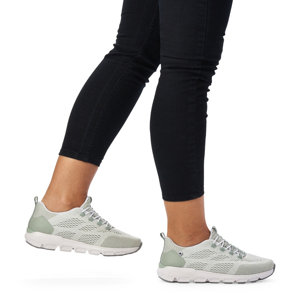 detail Dámské tenisky RIEKER REVOLUTION 40403-52 zelená S2