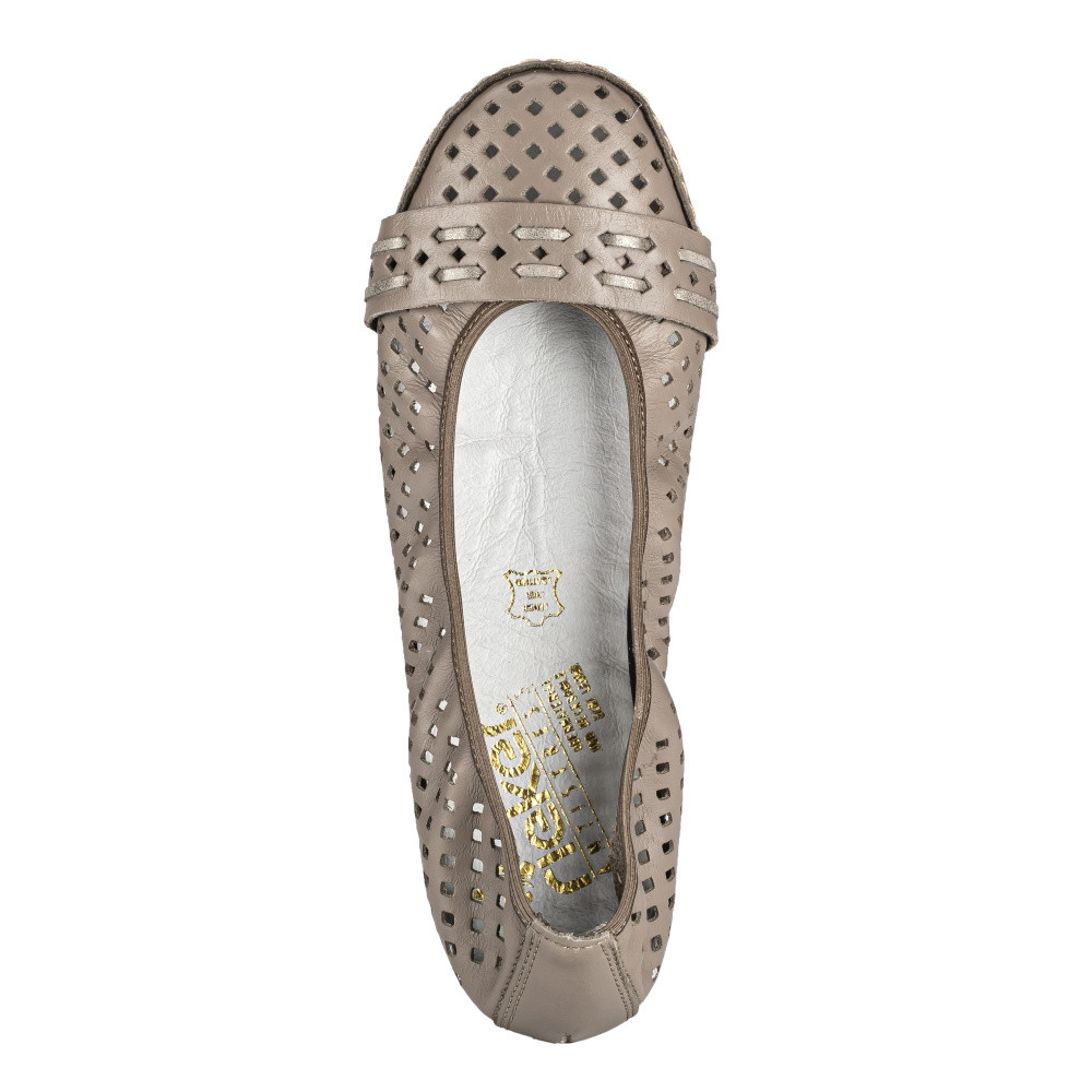 detail Dámské baleríny RIEKER RIE-10101877-S3 béžová