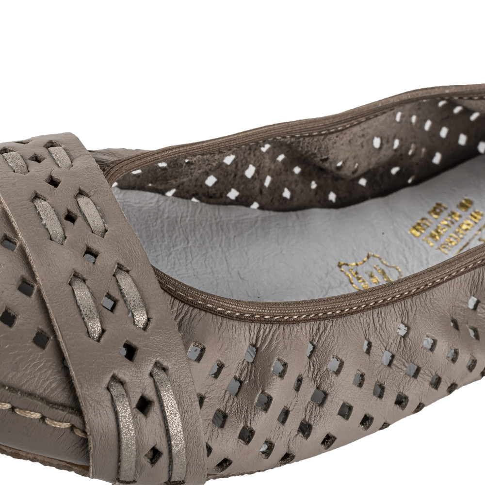 detail Dámské baleríny RIEKER RIE-10101877-S3 béžová