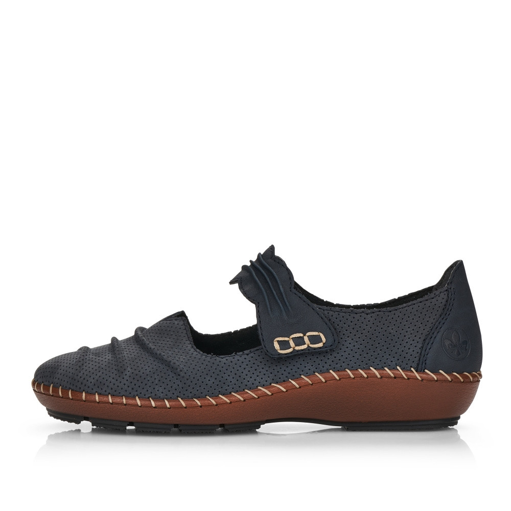 detail Dámské polobotky RIEKER RIE-10101915-S2 modrá