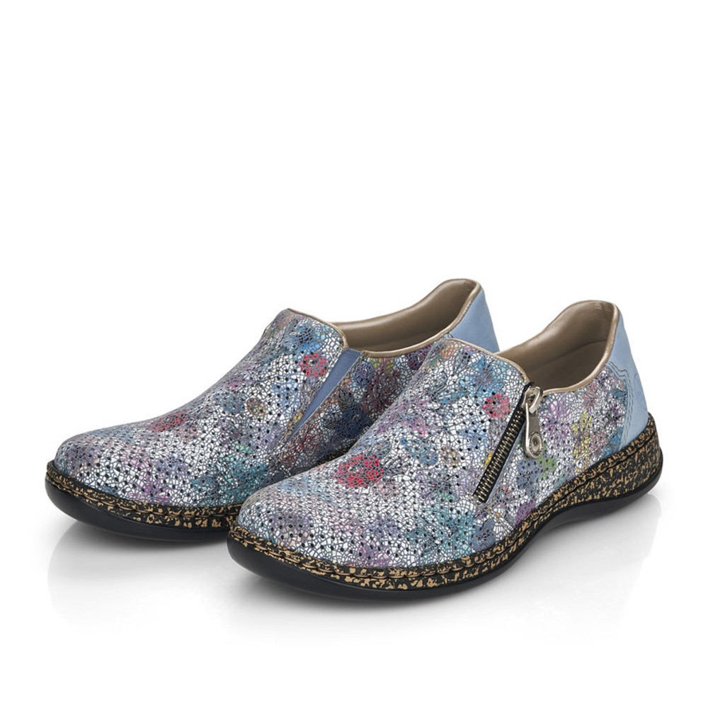 detail Dámské polobotky RIEKER RIE-10101919-S2 modrá