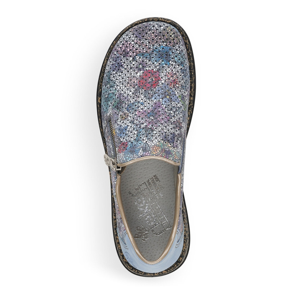 detail Dámské polobotky RIEKER RIE-10101919-S2 modrá