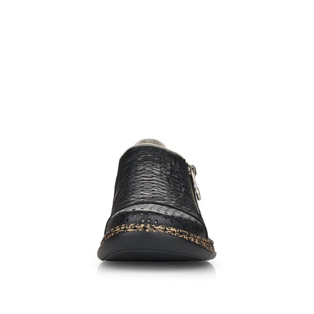 detail Dámské polobotky RIEKER RIE-10101920-S2 černá