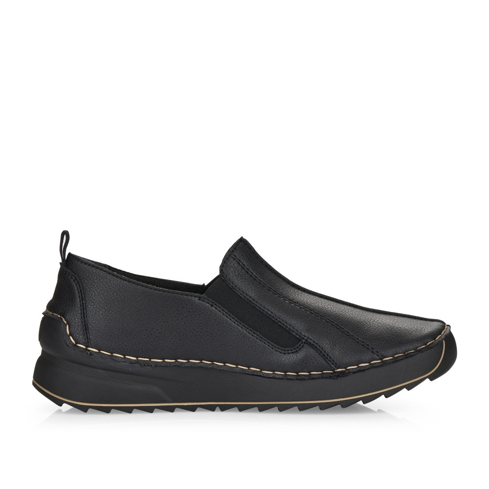 detail Dámské mokasíny RIEKER RIE-10101930-S3 černá