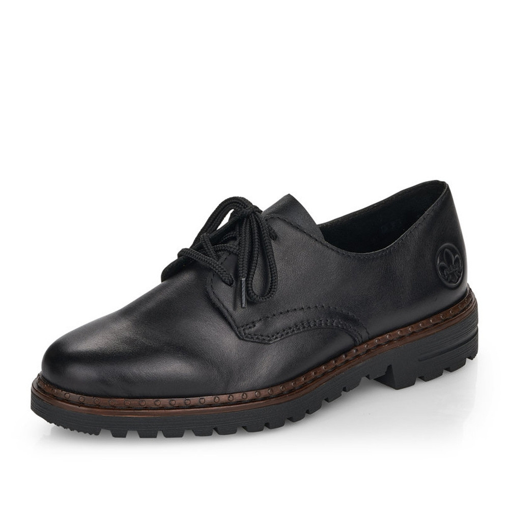 detail Dámské polobotky RIEKER RIE-10101953-S2 černá