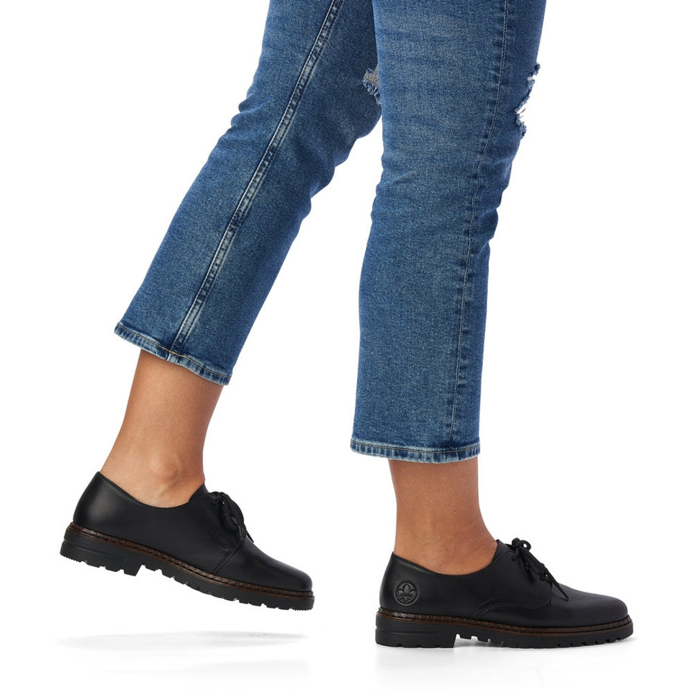 detail Dámské polobotky RIEKER RIE-10101953-S2 černá