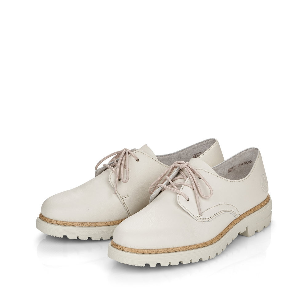 detail Dámské polobotky RIEKER RIE-10101954-S2 bílá