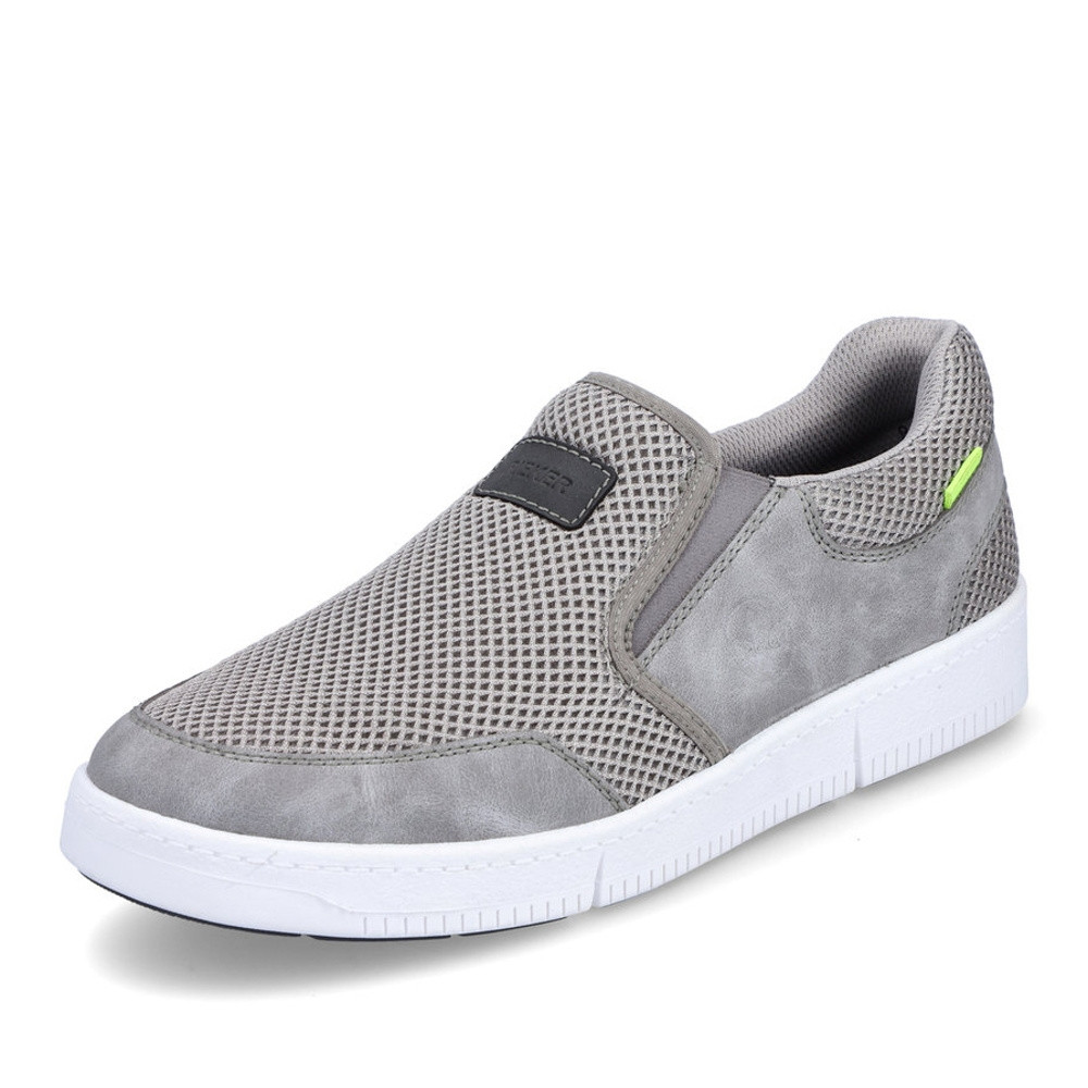 detail Pánské mokasíny RIEKER RIE-10101990-S2 šedá