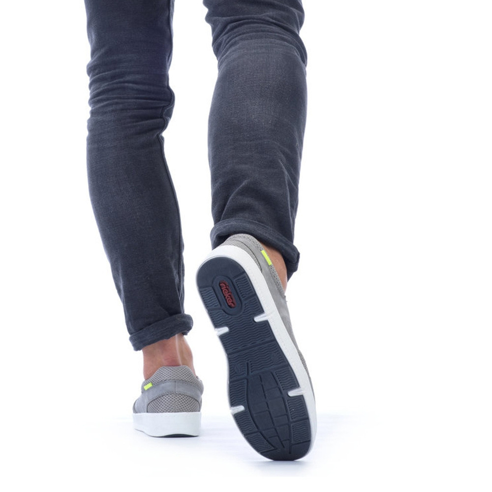 detail Pánské mokasíny RIEKER RIE-10101990-S2 šedá