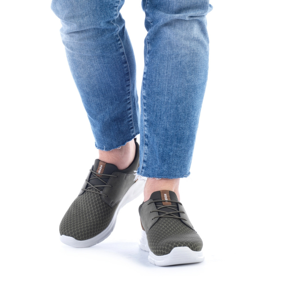 detail Pánské tenisky RIEKER RIE-10102000-S2 zelená