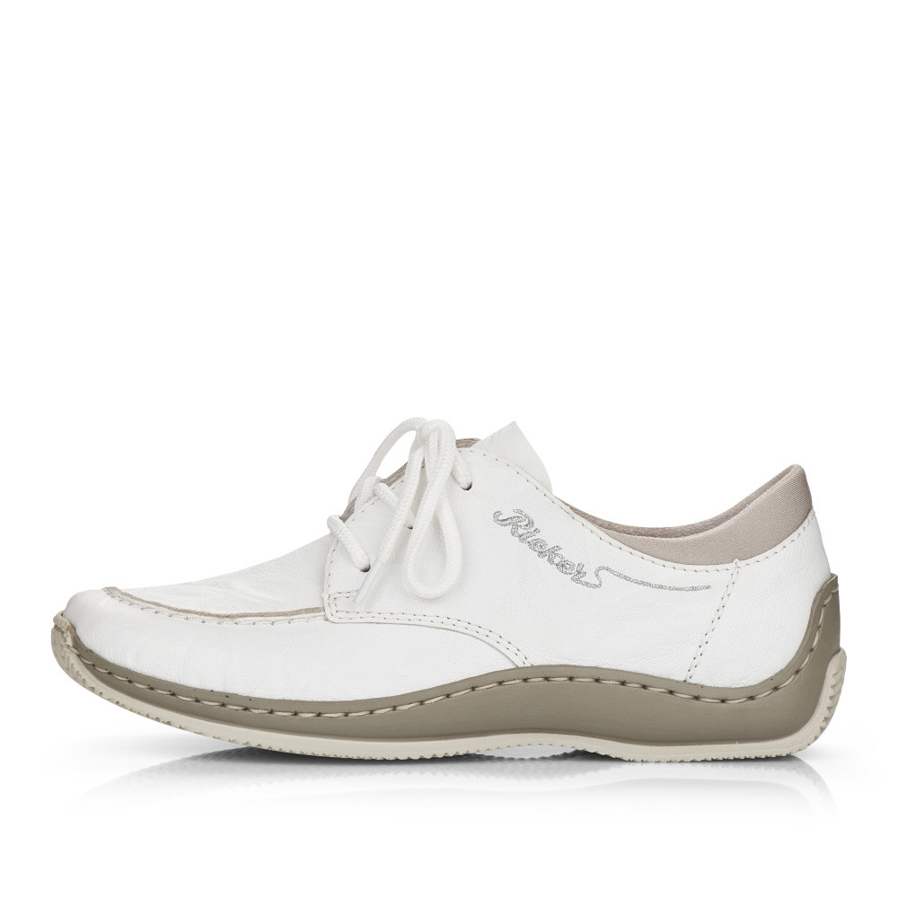 detail Dámské polobotky RIEKER RIE-10102072-S3 bílá