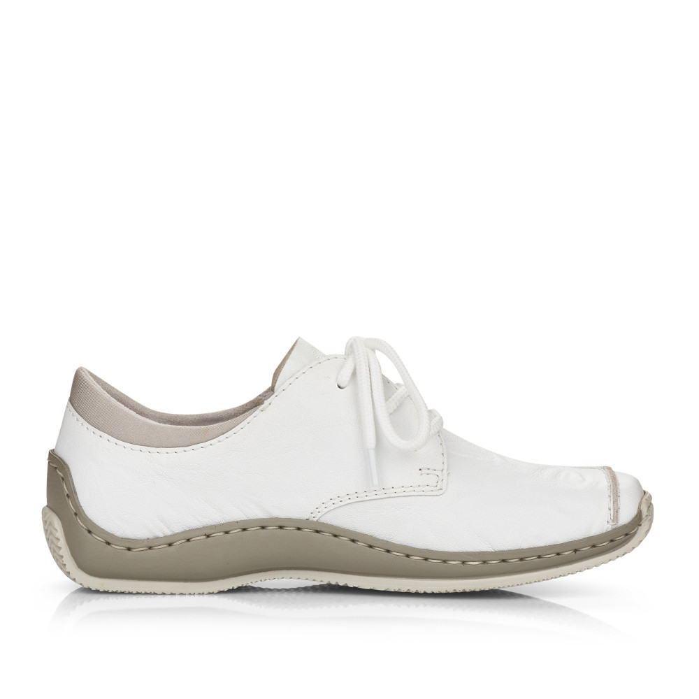 detail Dámské polobotky RIEKER RIE-10102072-S3 bílá