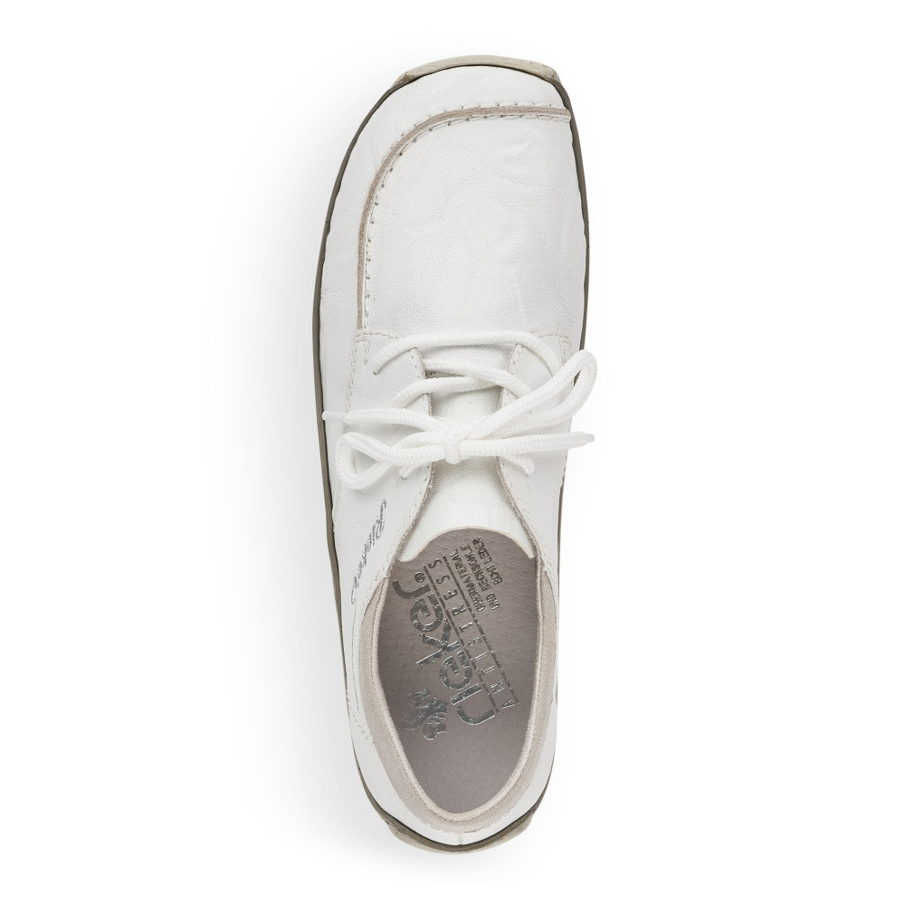 detail Dámské polobotky RIEKER RIE-10102072-S3 bílá