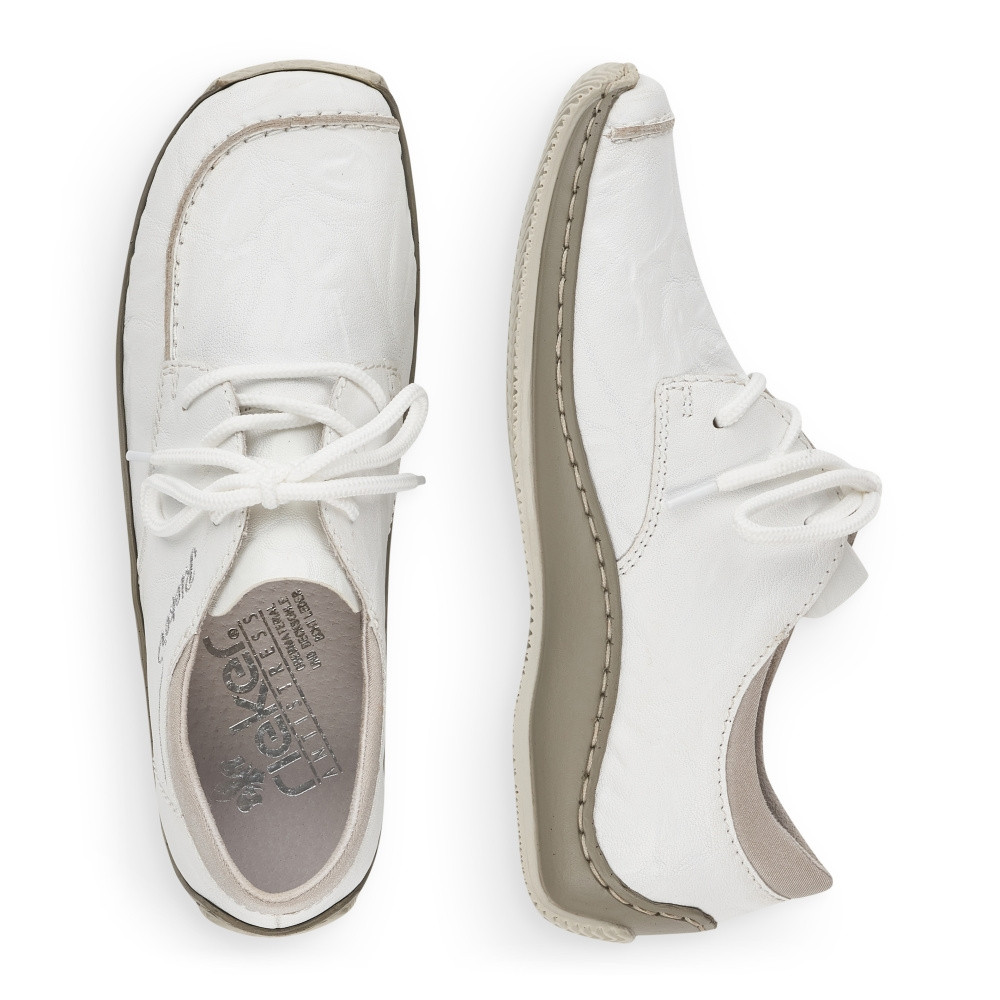 detail Dámské polobotky RIEKER RIE-10102072-S3 bílá