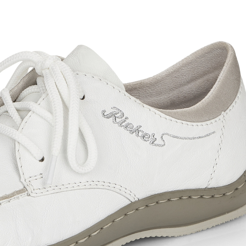 detail Dámské polobotky RIEKER RIE-10102072-S3 bílá