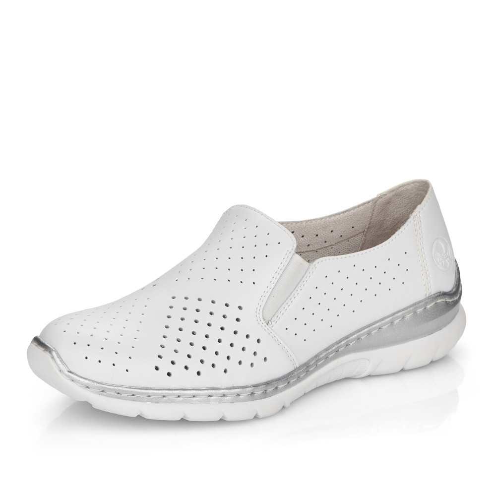 detail Dámské mokasíny RIEKER RIE-10102075-S2 bílá