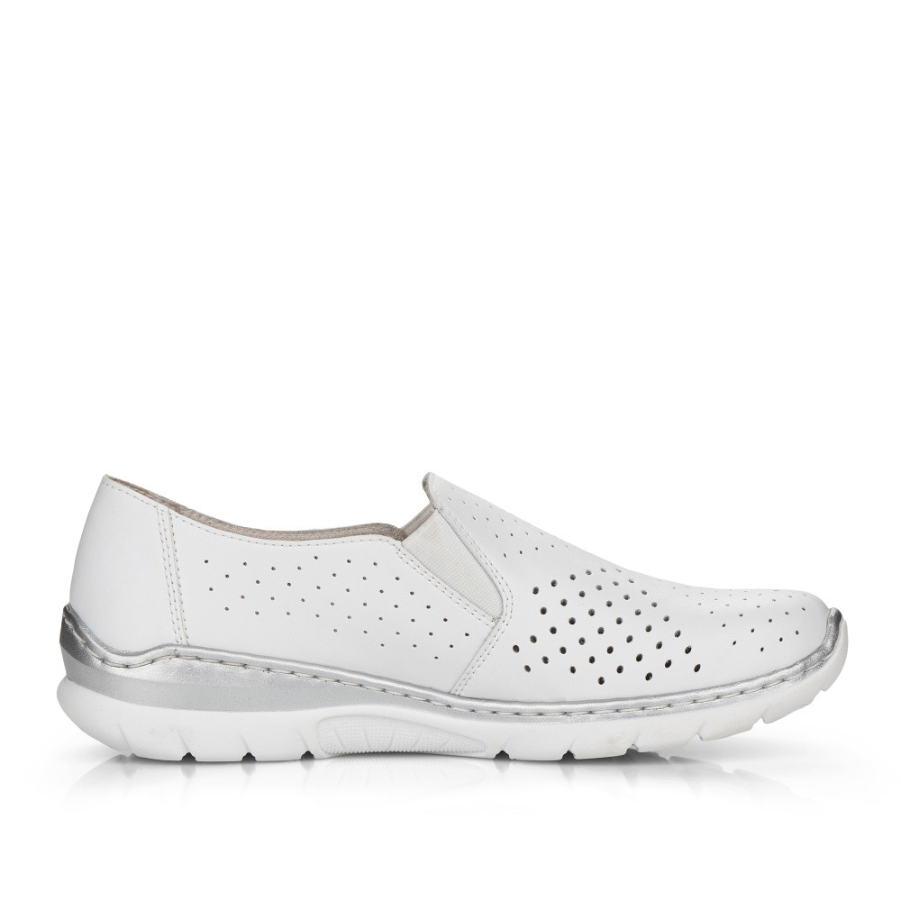 detail Dámské mokasíny RIEKER RIE-10102075-S2 bílá