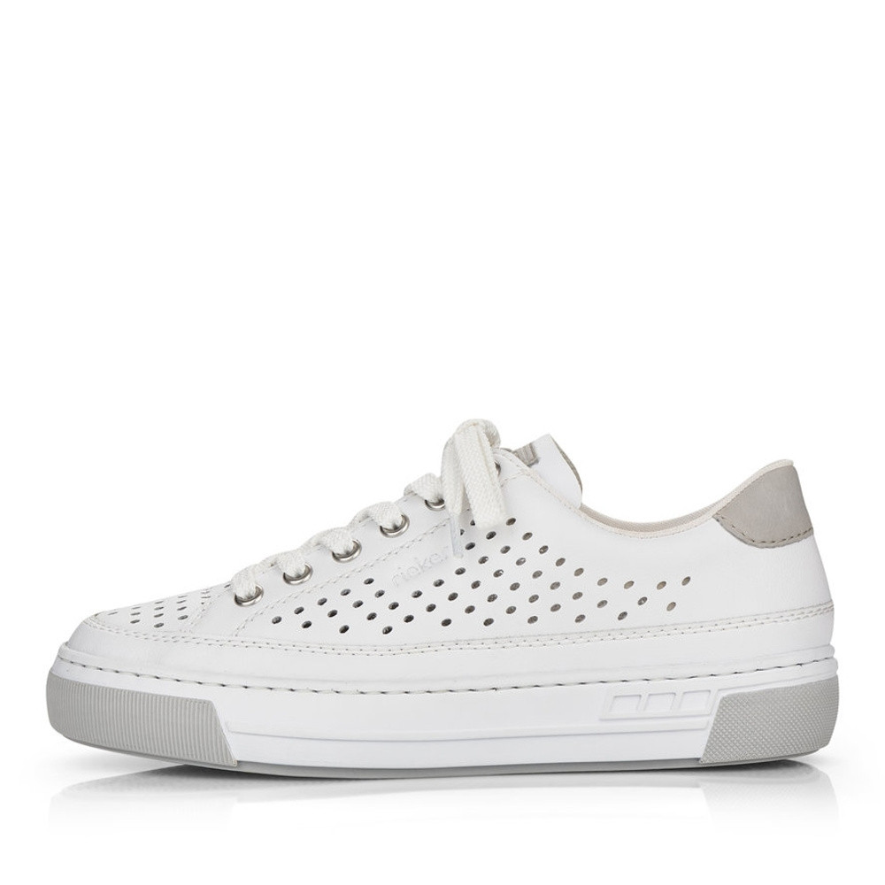 detail Dámské tenisky RIEKER L8849-80 bílá S5