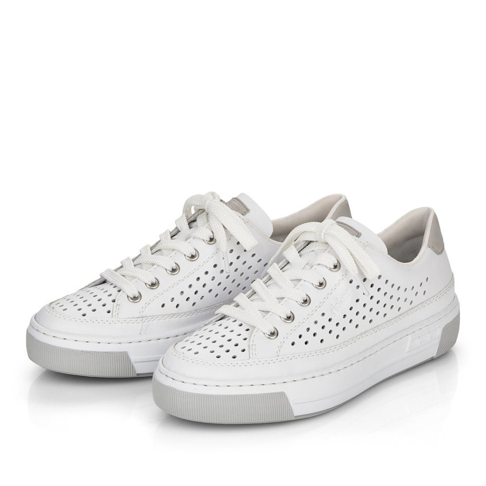 detail Dámské tenisky RIEKER L8849-80 bílá S5