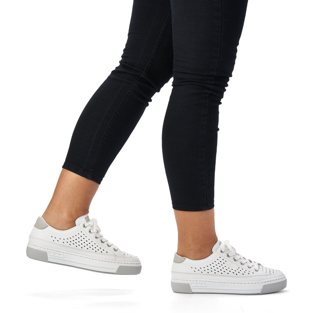 detail Dámské tenisky RIEKER L8849-80 bílá S5