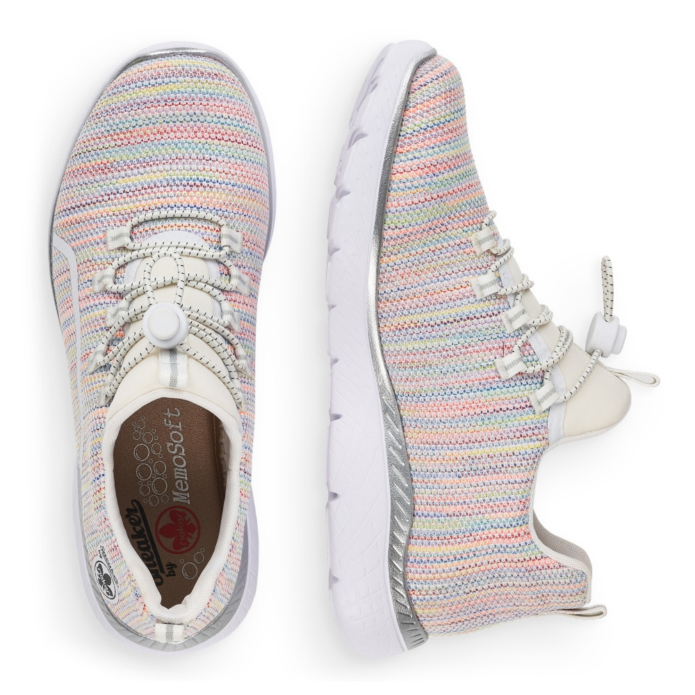 detail Dámské tenisky RIEKER M5070-90 bílá S5