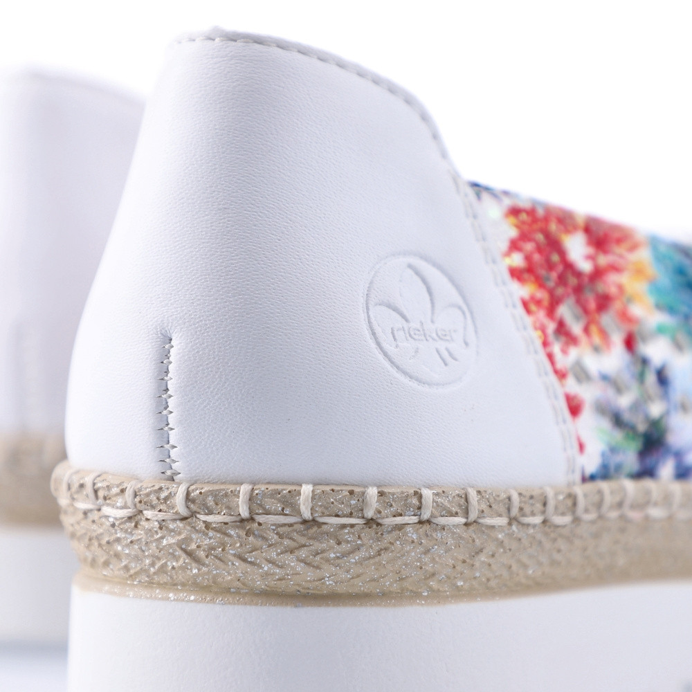 detail Dámské mokasíny RIEKER M9265-90 multicolor S2