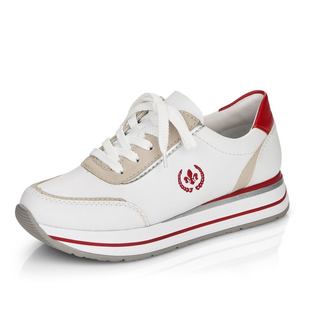 detail Dámské tenisky RIEKER N3555-80 bílá S2