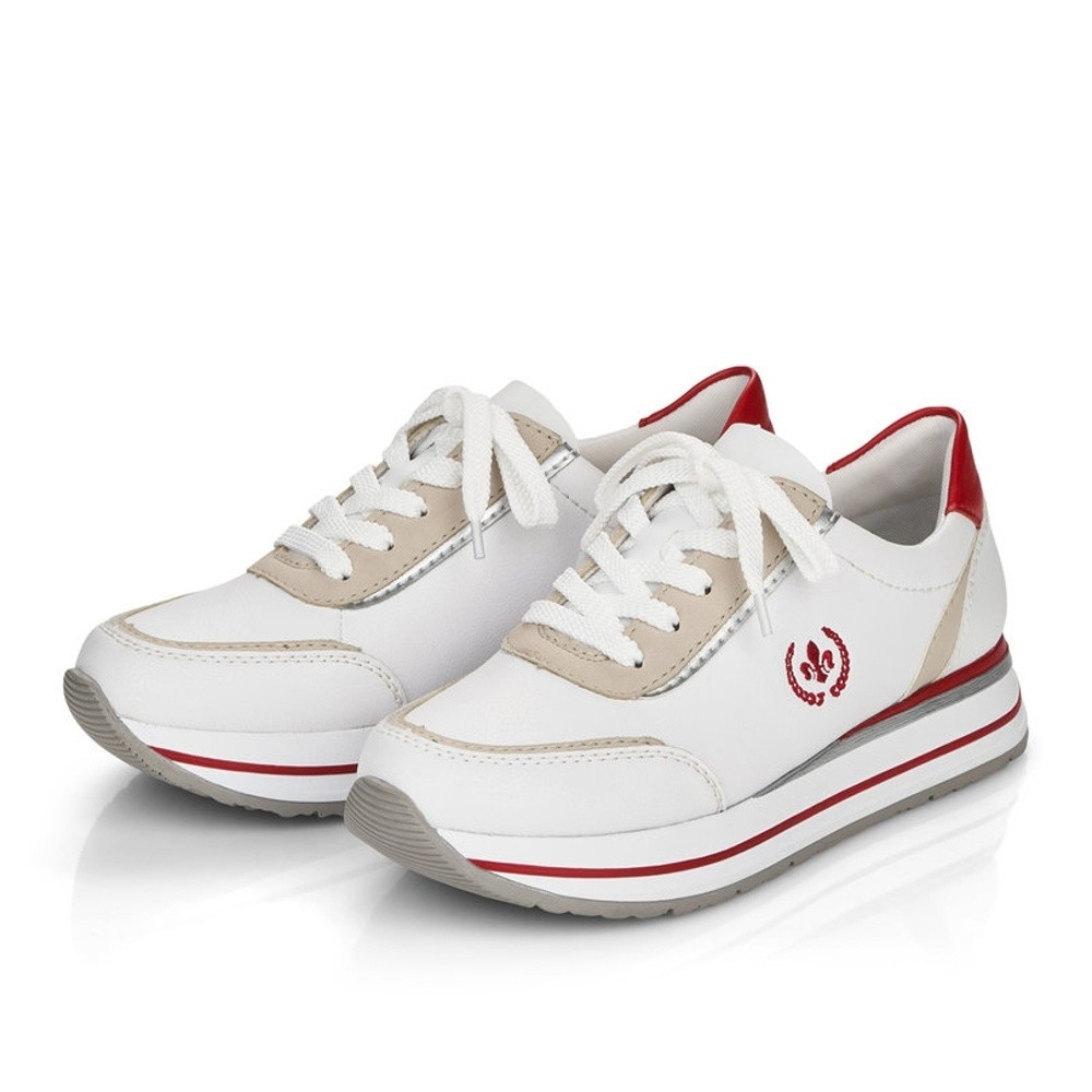 detail Dámské tenisky RIEKER N3555-80 bílá S2