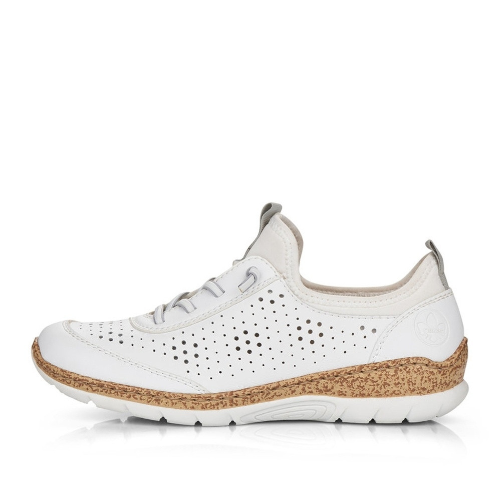 detail Dámské tenisky RIEKER N4222-80 bílá S2