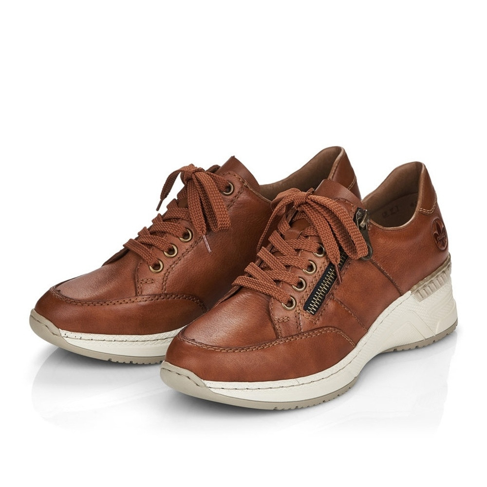 detail Dámské tenisky RIEKER N4322-25 hnědá S2