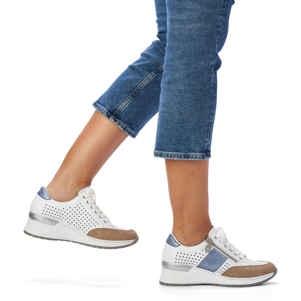 detail Dámské tenisky RIEKER RIE-10102128-S2 bílá