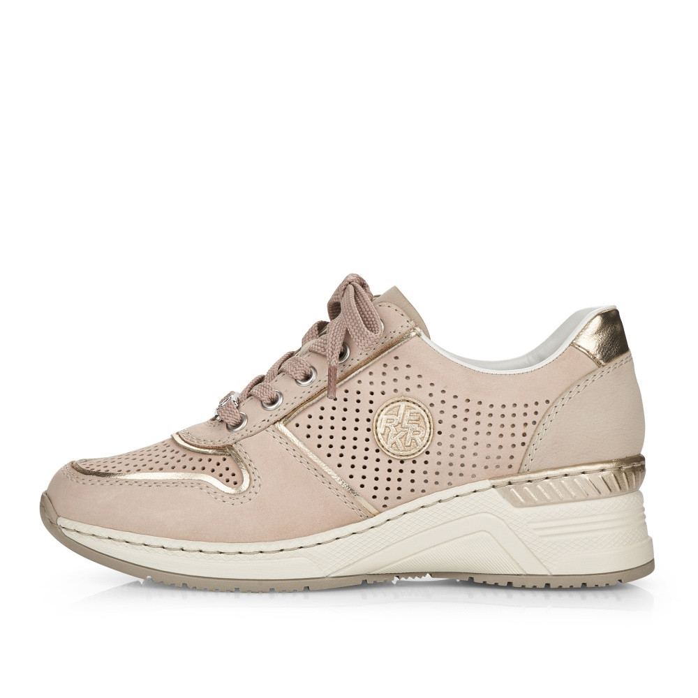 detail Dámské tenisky RIEKER N4346-60 béžová S3
