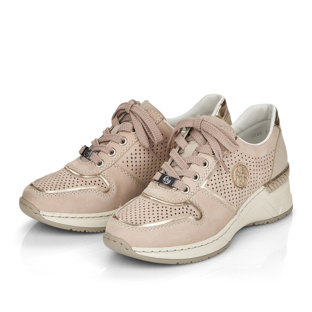 detail Dámské tenisky RIEKER N4346-60 béžová S3