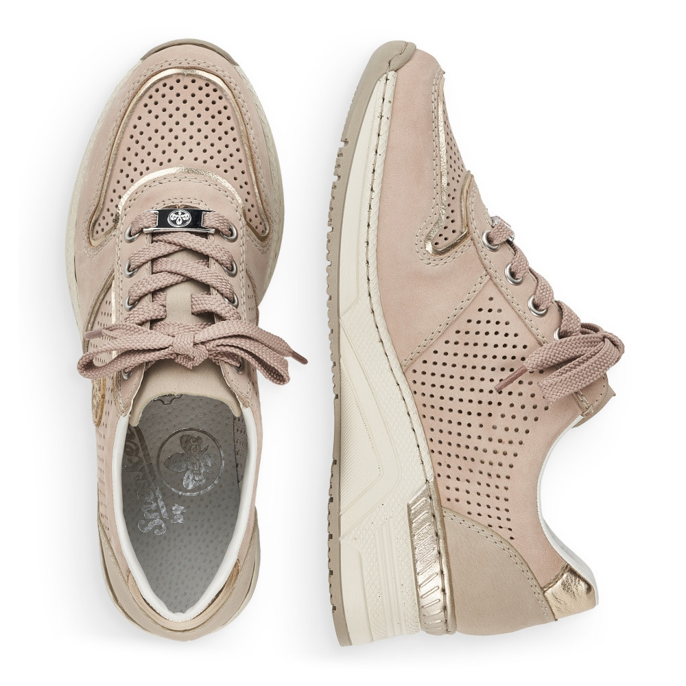 detail Dámské tenisky RIEKER N4346-60 béžová S3