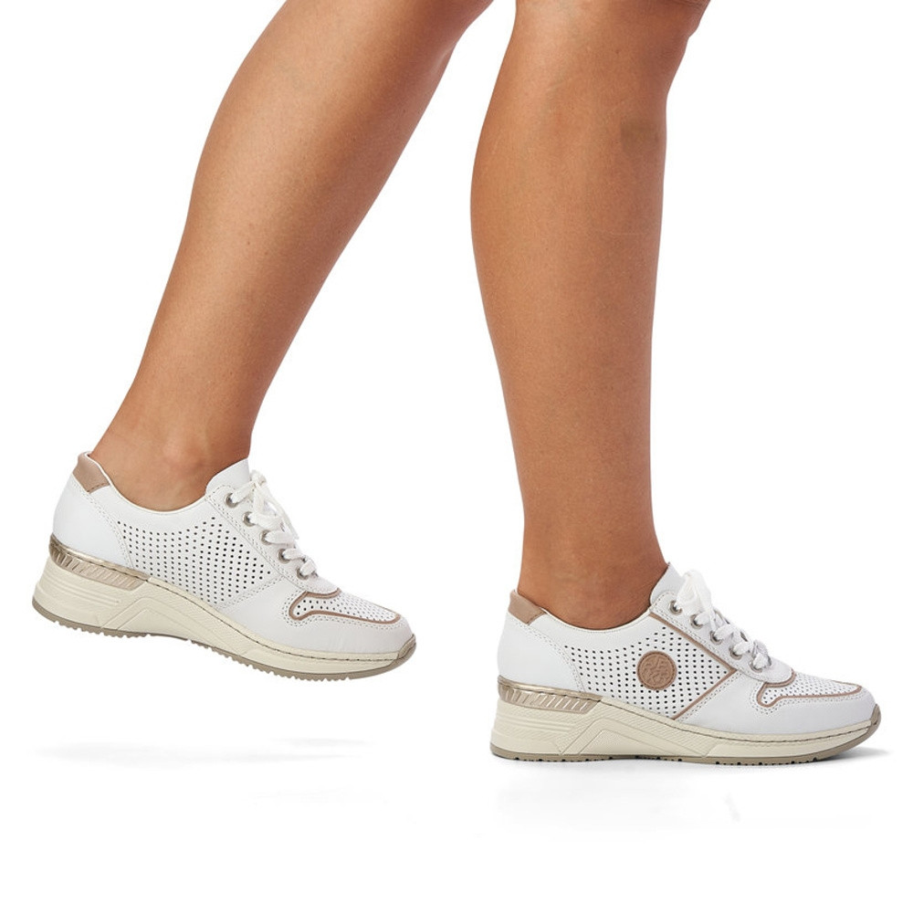 detail Dámské tenisky RIEKER RIE-10102133-S2 bílá