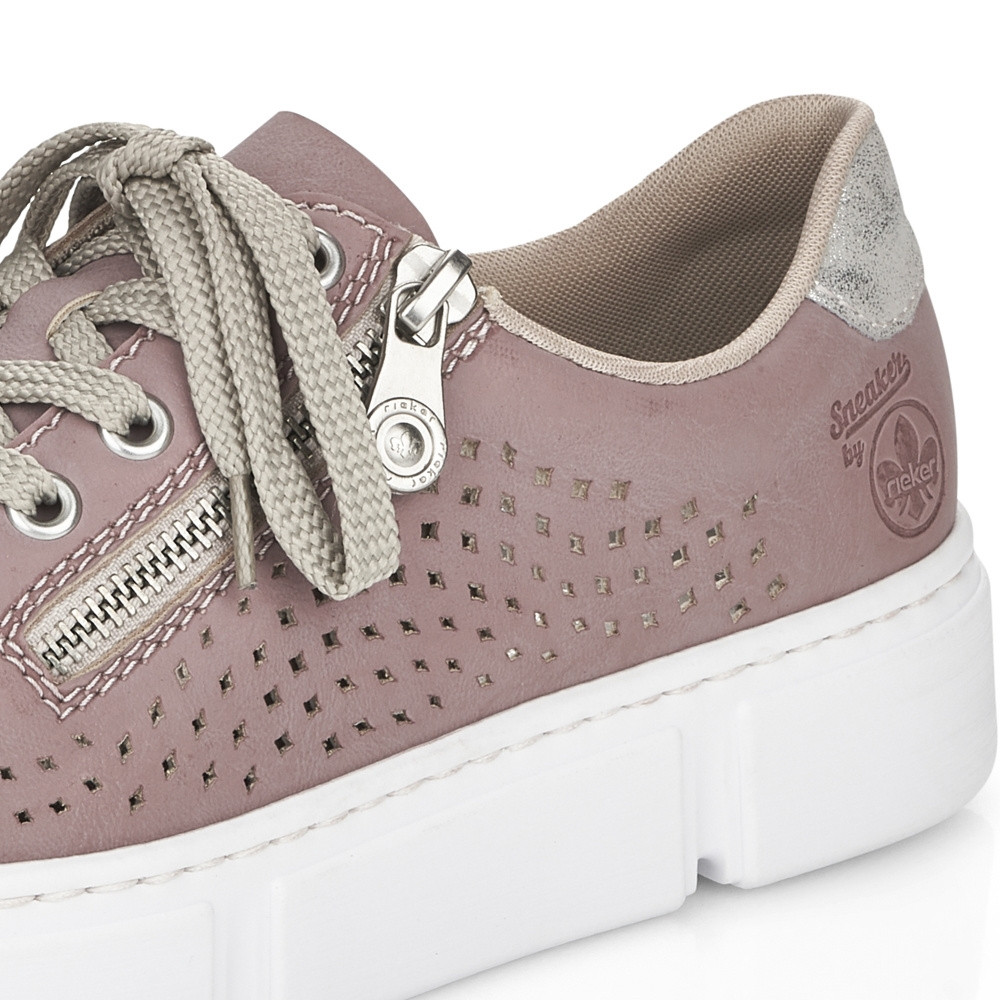 detail Dámské tenisky RIEKER N5944-31 růžová S2